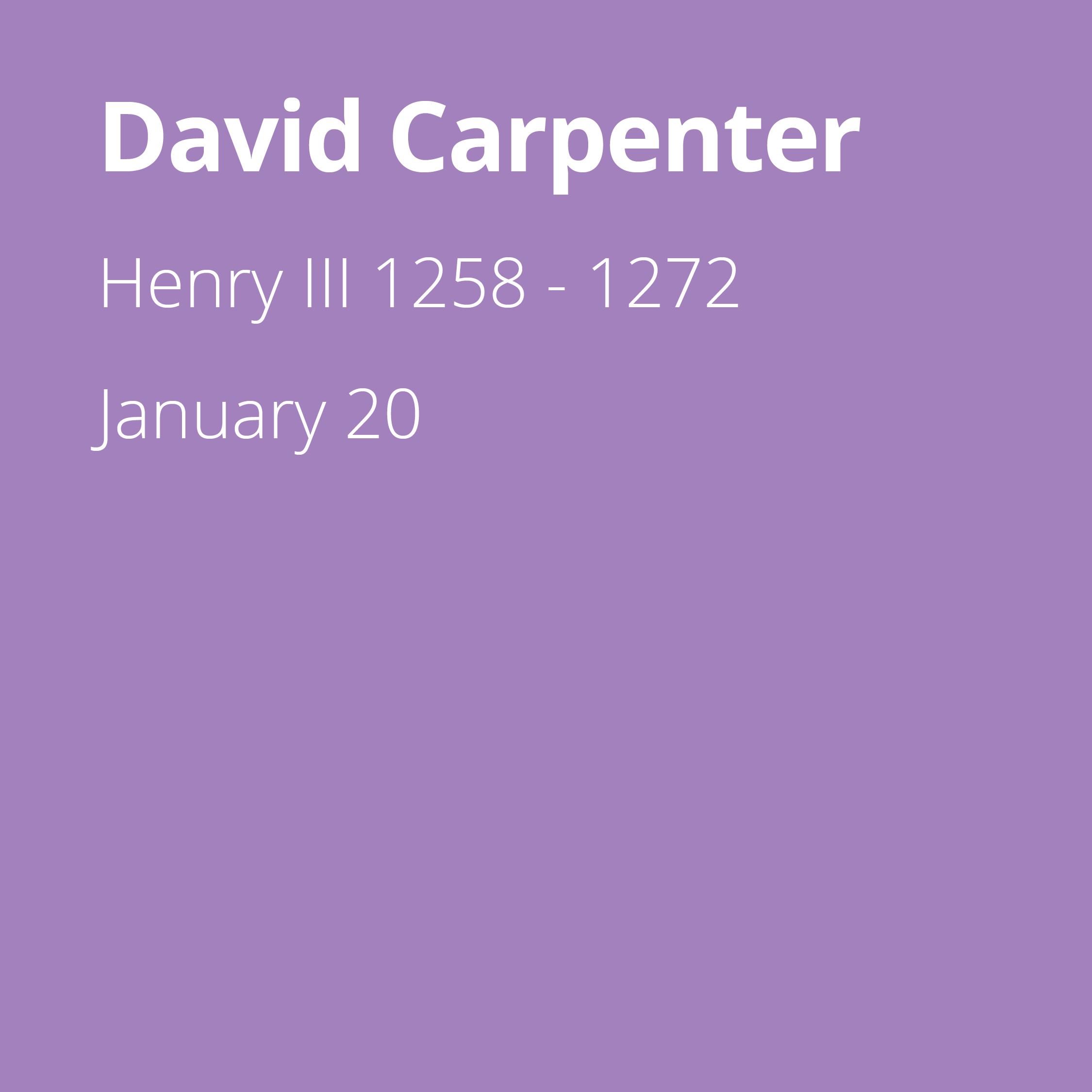 David Carpenter