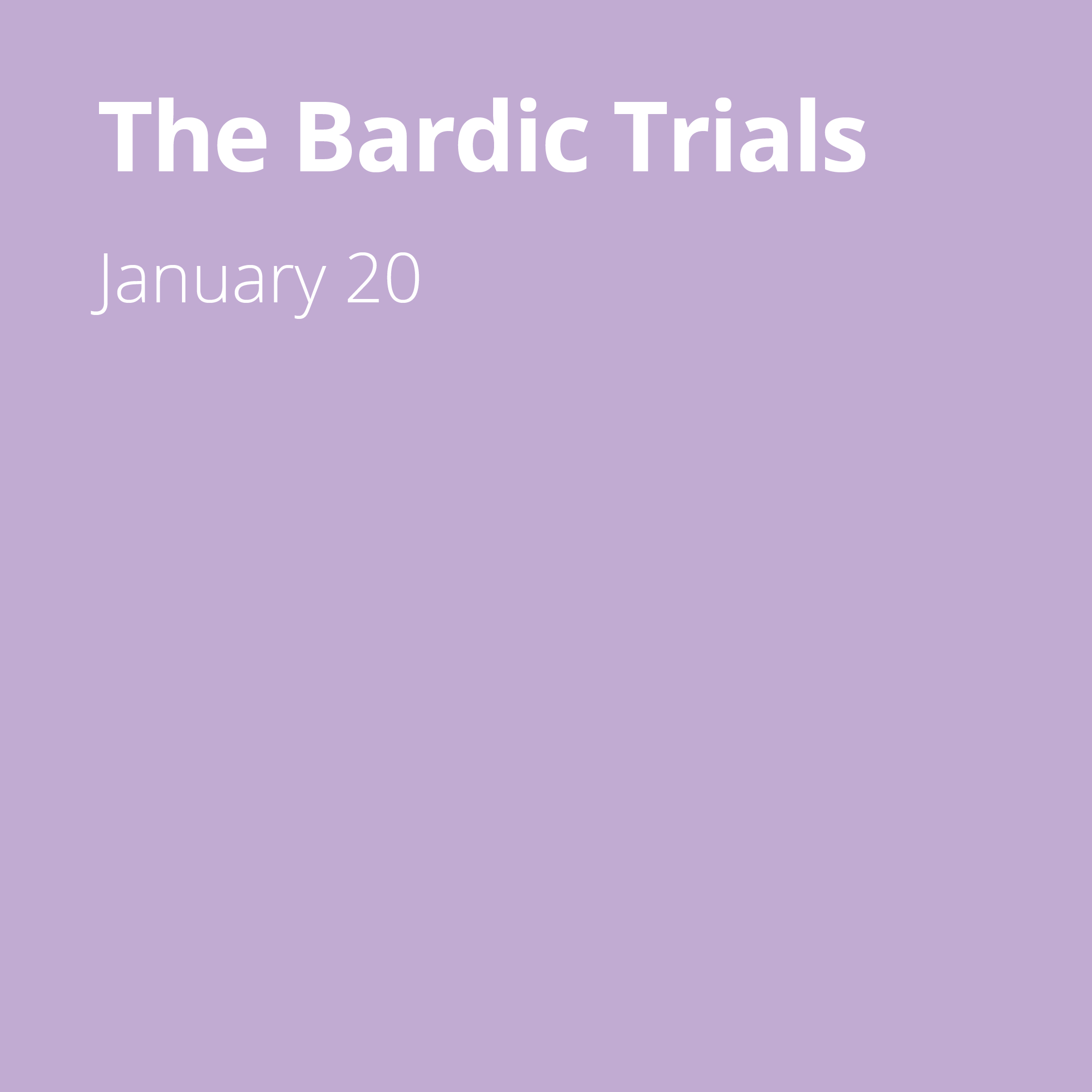 The Bardic Trials