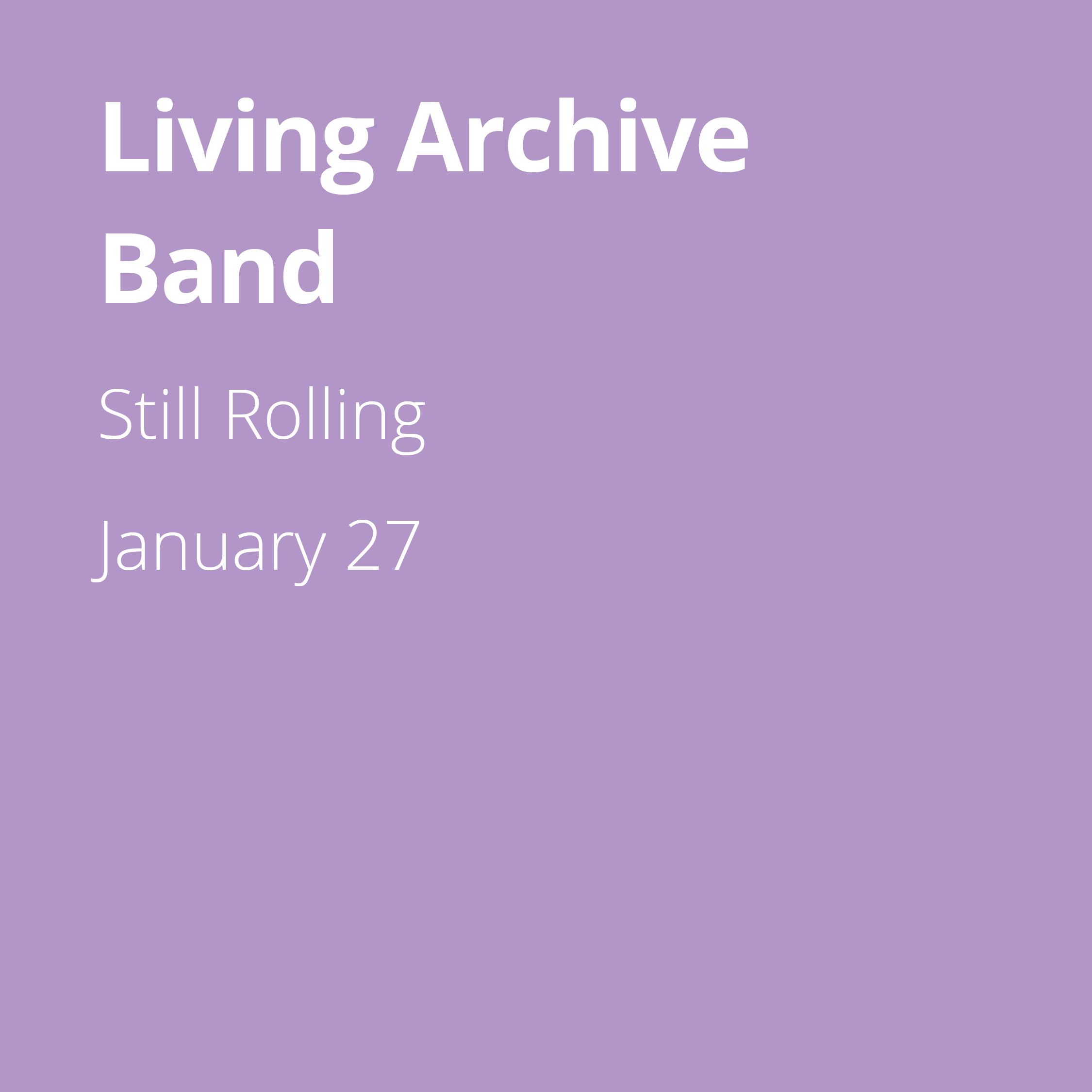 Living Archive Band