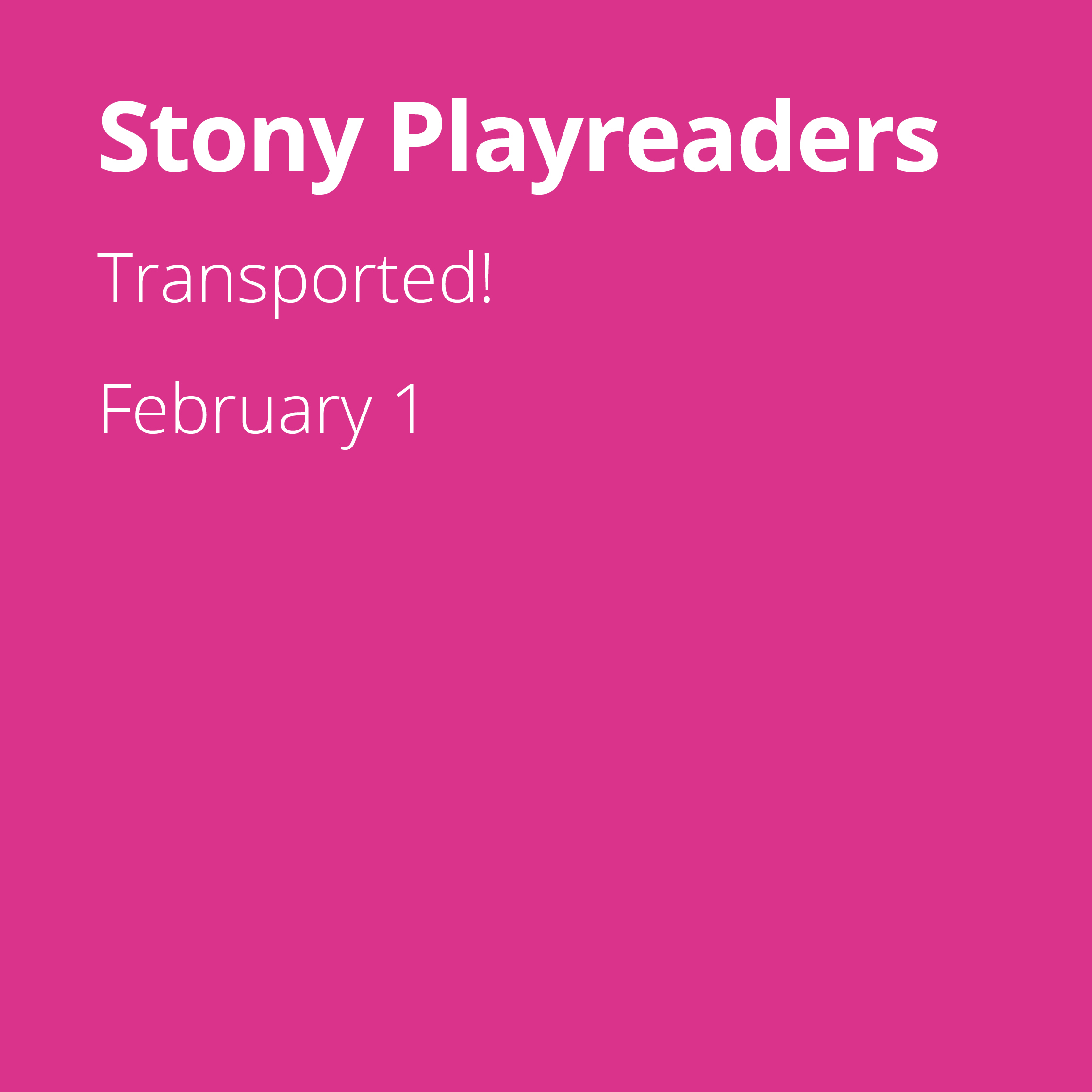 Stony Playreaders